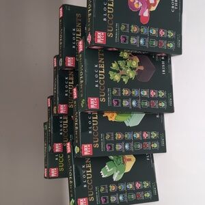 Block Tech Succulents - Set Of 8. New